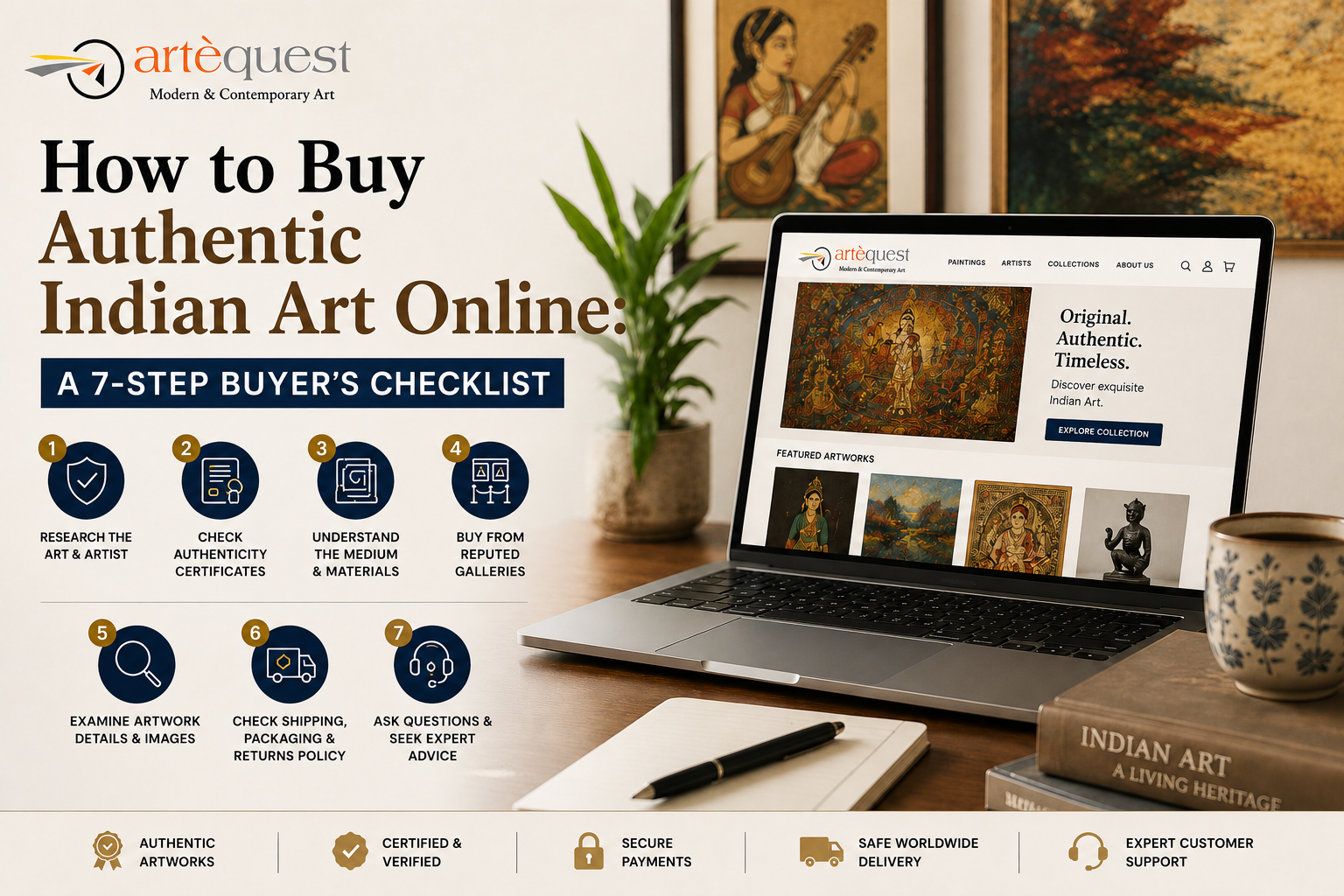 How to Buy Authentic Indian Art Online: A 7-Step Buyer’s Checklist